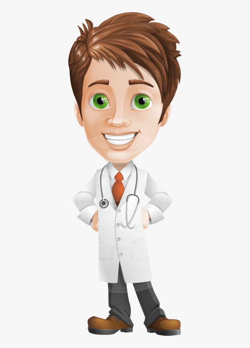 Banner Library Library Charming Cartoon Character Toby - Doctor Cartoon Vector Png, transparent png