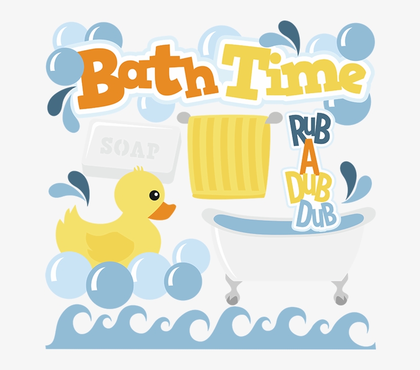 Bath Time Svg Cut Files Bath Svg Files For Scrapbooking - Bath Time Clip Art Png, transparent png