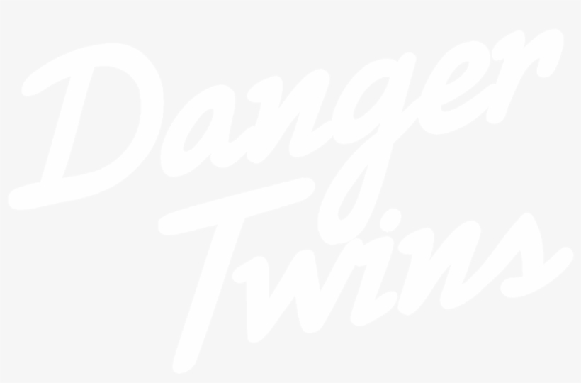 Dangertwins Logo White, transparent png