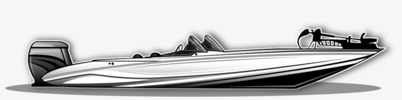 Bass Fishing Boat - Lake Fishing Boat Png, transparent png