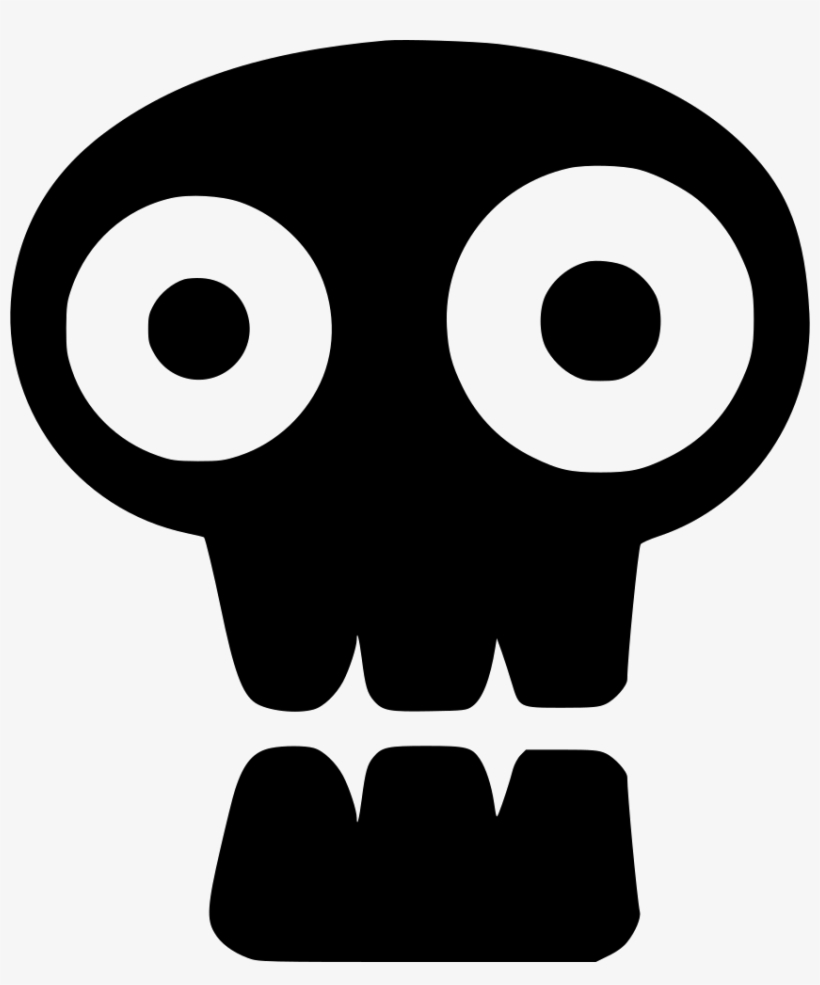 Dead Head Skull Face Halloween Comments - Skull, transparent png