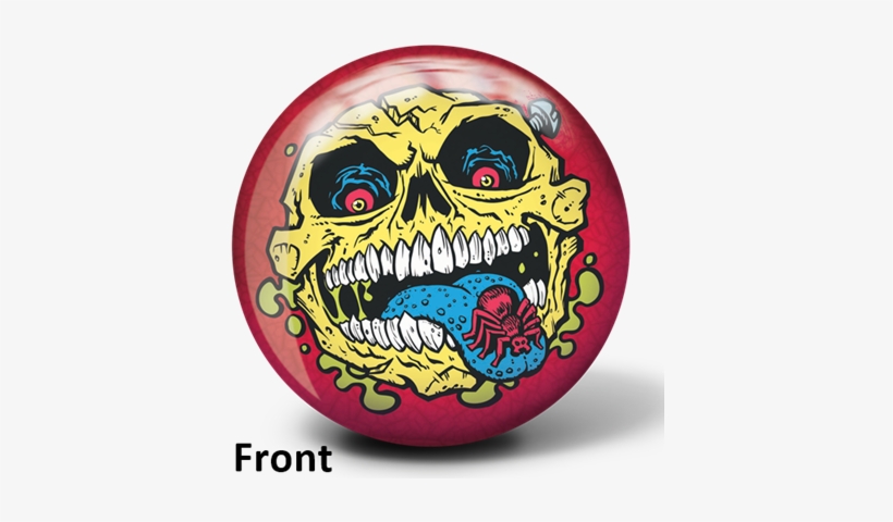 Madballs Skull Face Bowling Ball - Brunswick Madballs Skull Face Viz-a-ball Bowling Ball, transparent png