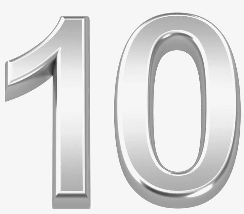 10 Number Png Picture - Top 10 Number Png, transparent png
