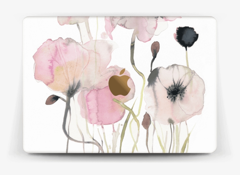 Painted Pink Flowers - Watercolor Painting, transparent png