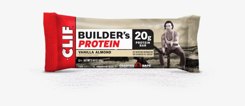 Vanilla Almond Flavor Packaging - Clif Builders Protein Bar Crunchy Peanut Butter, transparent png