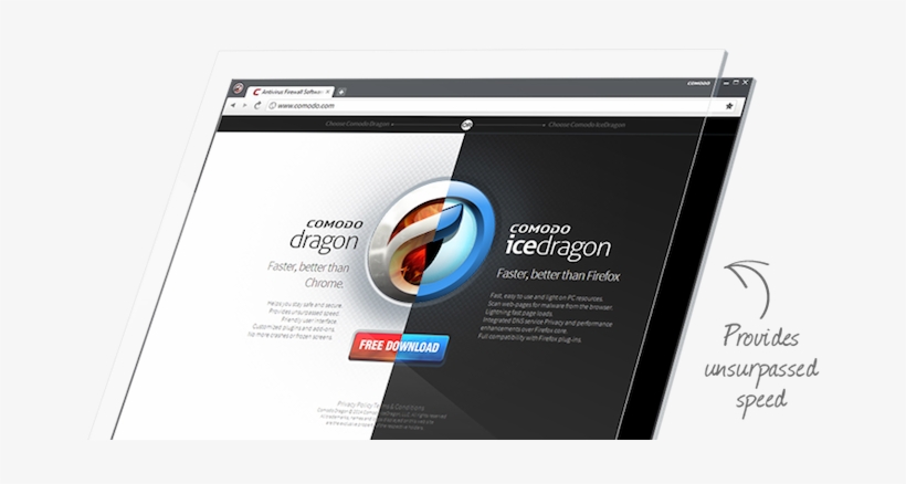 Comodo Dragon Browser, transparent png
