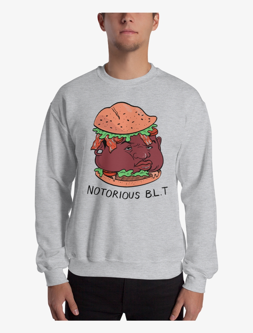 Notorious Blt Crewneck Sweatshirt - Sweater, transparent png