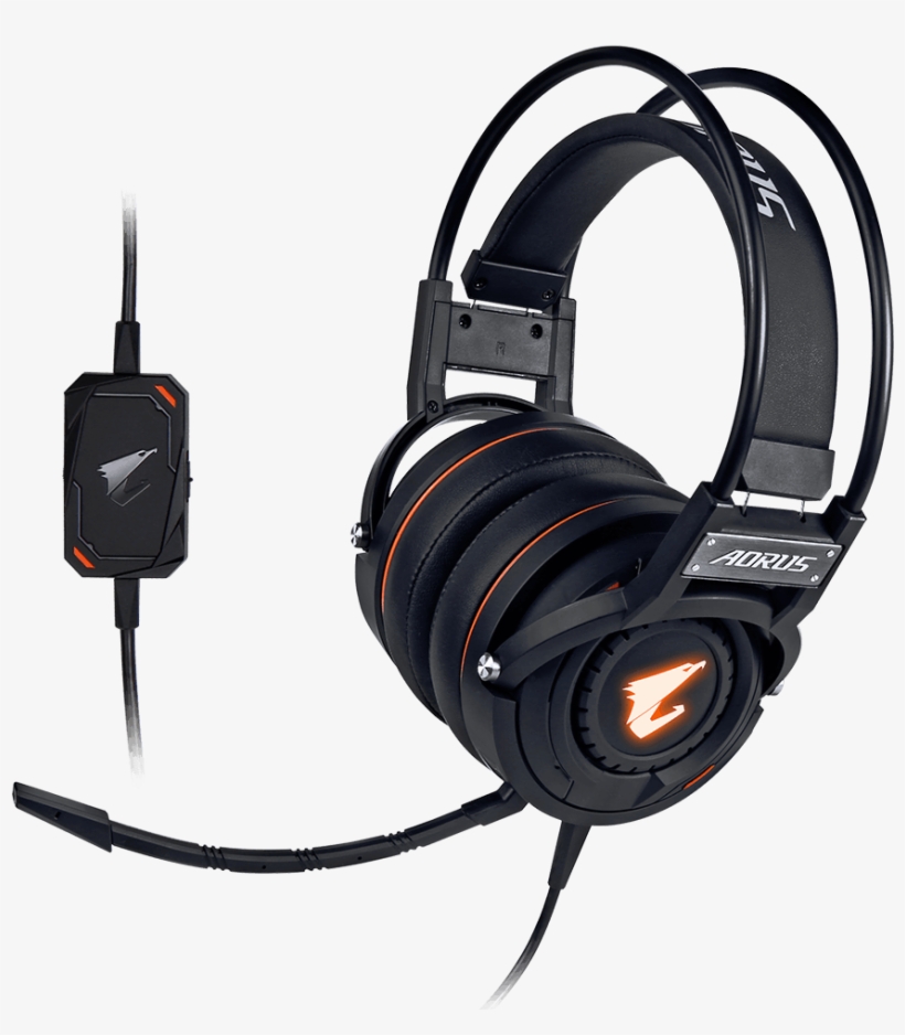 Gaming Headset - Gigabyte Aorus H5, transparent png
