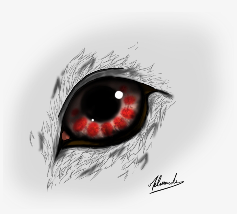 Eye Blood Wolf By The - Painting, transparent png