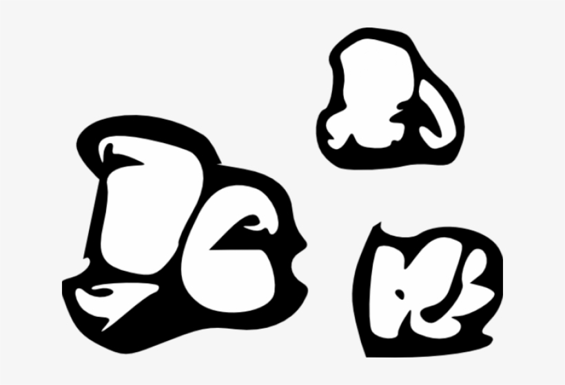 Popcorn Clip Art Free Clipart - Black And White Popcorn Clipart Transparent, transparent png
