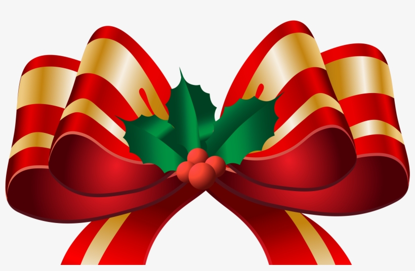 Christmas Bow Clipart Png Clipground Christmas Decorations - Christmas Bow, transparent png