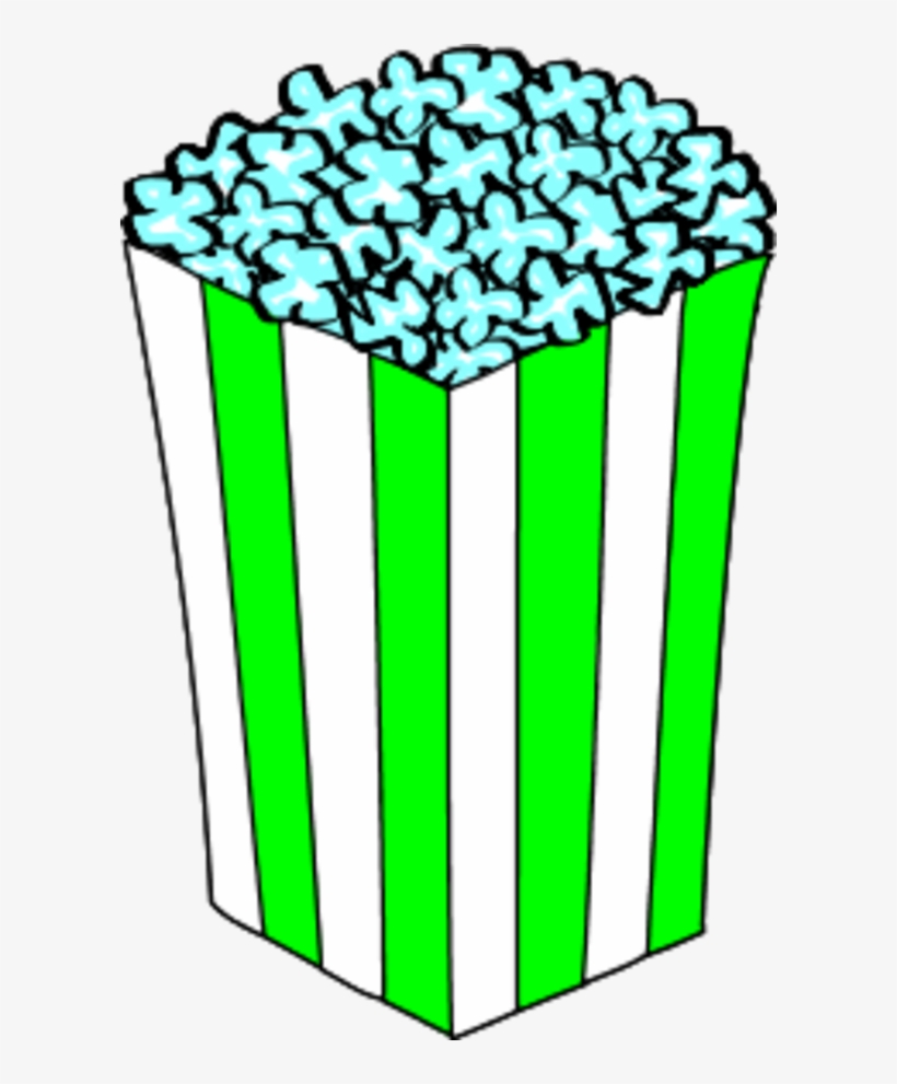 Popcorn In A Box - Popcorn Clipart Png, transparent png