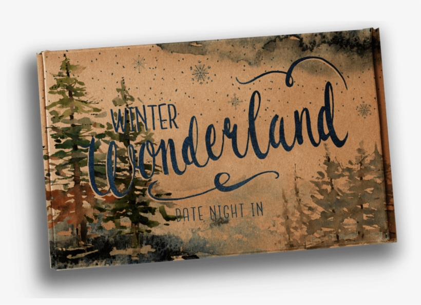 Winter Wonderland Date - Calligraphy, transparent png