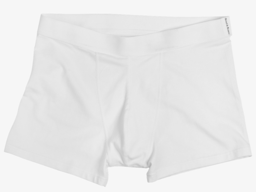Basic White Boxer - Bread & Boxers Brief, transparent png