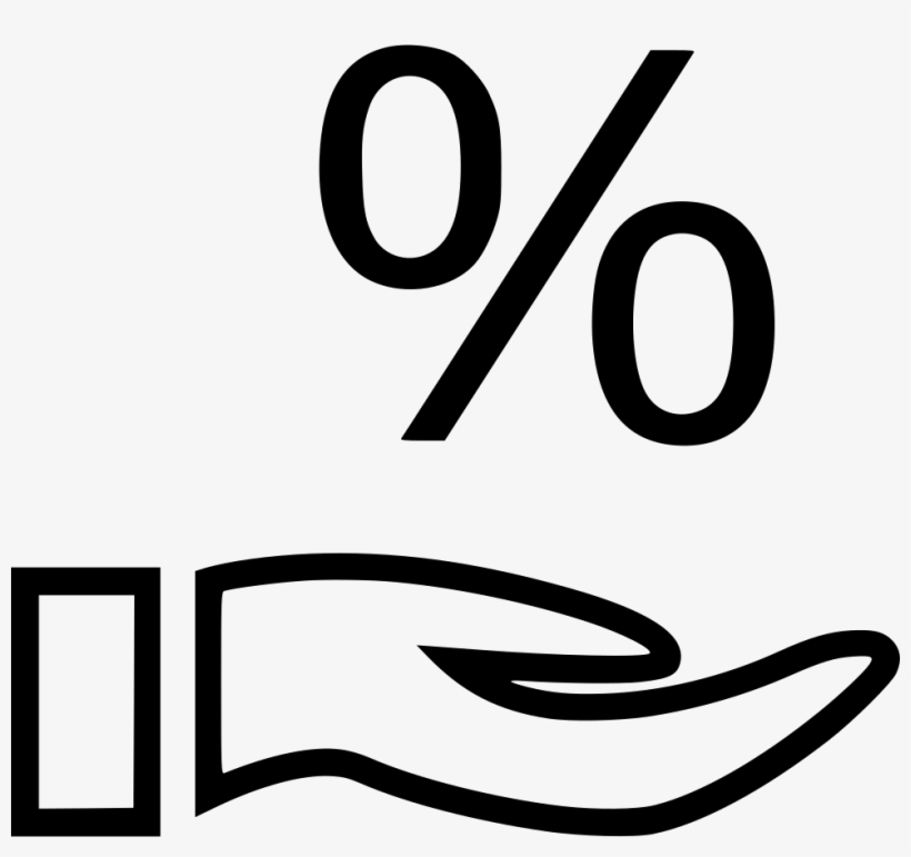 Percentage Rate Revenue Money Percent Hand Comments - Percentage Png, transparent png