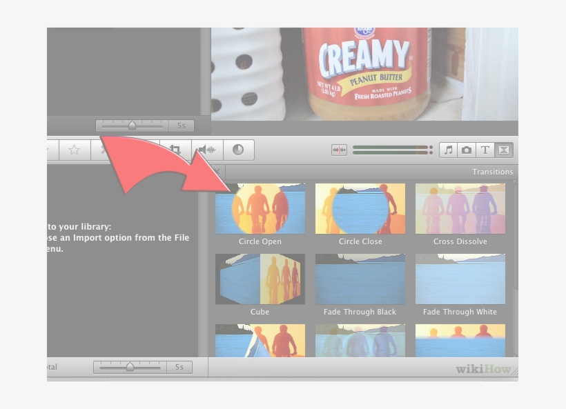 Image Titled Add Effects On Imovie Step 5 - Kroger Peanut Butter, Creamy - 4 Lb, transparent png