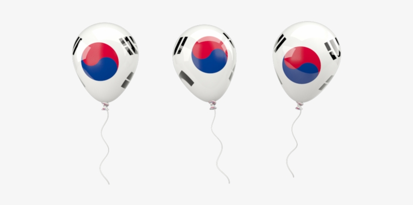 South Korea Flag Balloons, transparent png