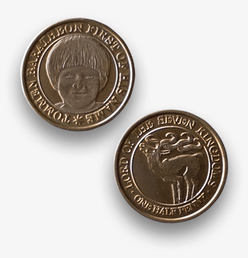 Official Game Of Thrones Half-penny Coin - Coin, transparent png