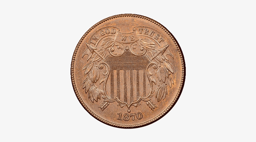 Two Cents - 2 Cent Coin United States, transparent png