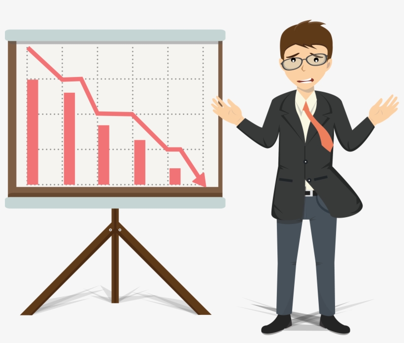 Bad Sales Man Chart Converted - Bad Sales Chart, transparent png