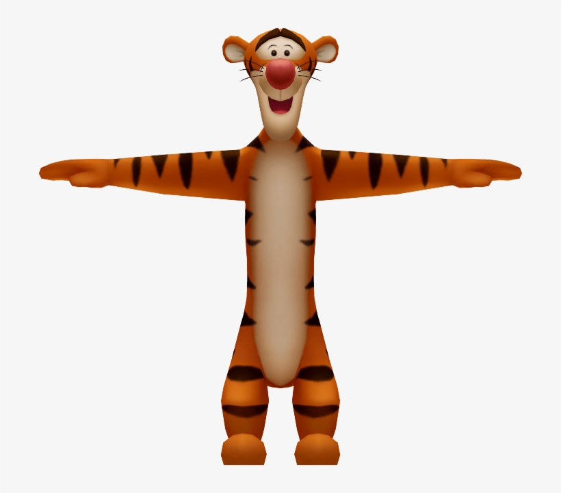Download Zip Archive - Tigger Kingdom Hearts, transparent png