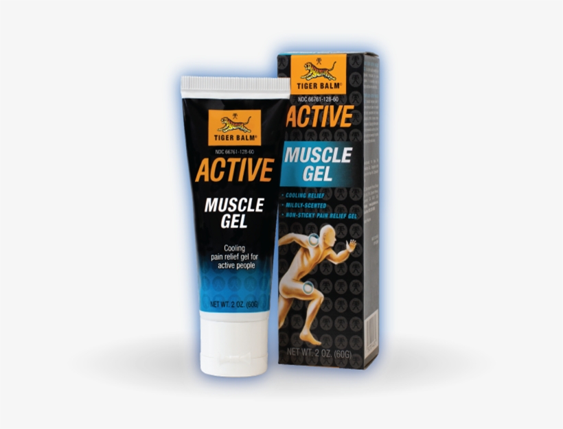Tiger Balm Active Muscle Gel - Tiger Balm Muscle Rub, transparent png