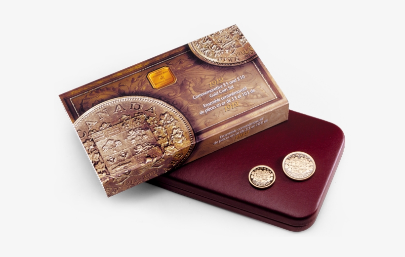 1912 Commemorative $5 And $10 Gold Coin Set, transparent png