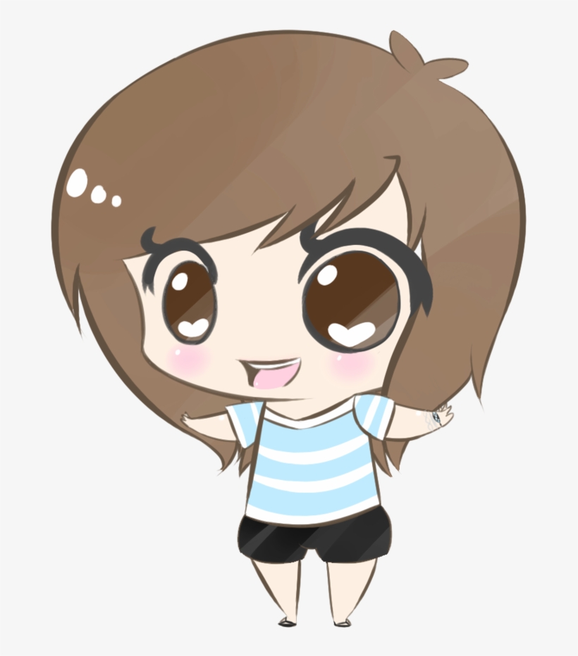 Manga Clipart Pretty Girl - Cute Girl Png Transparent, transparent png