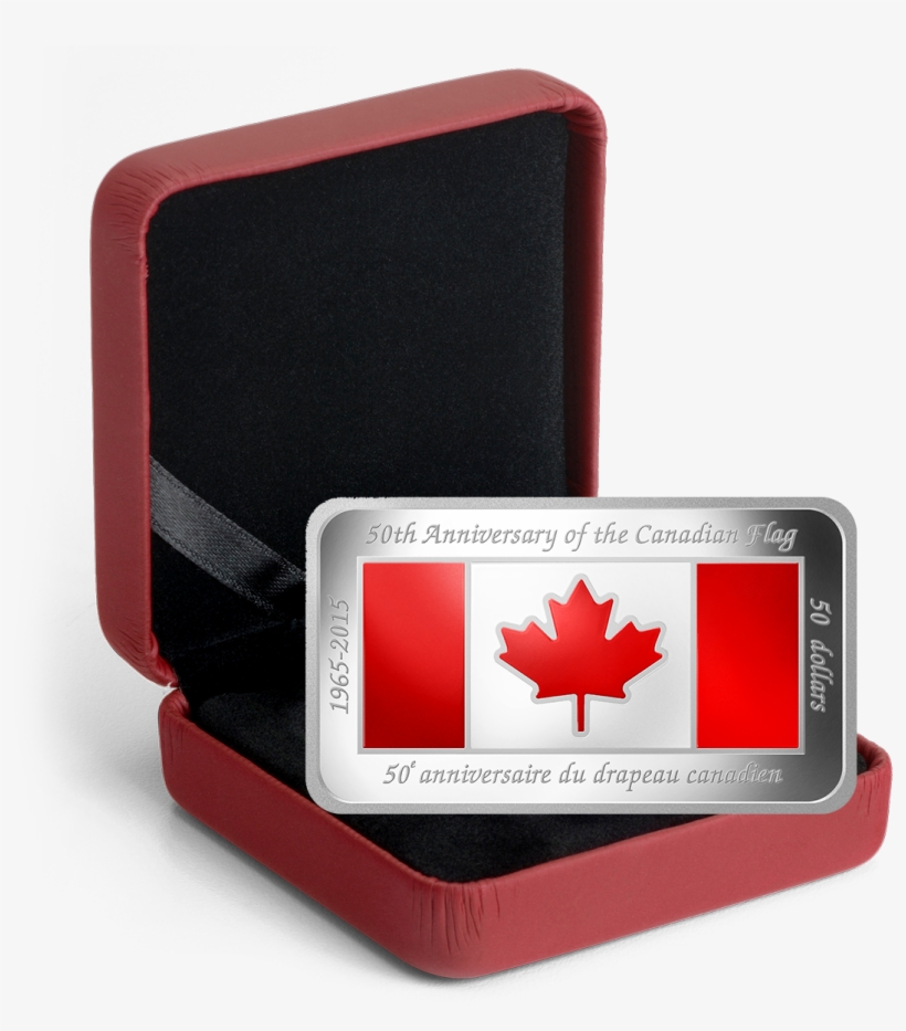 Canada 2015 50th Anniversary Of The Canadian Flag Colour - 2014 50 Cent Coin - Lenticular Christmas Tree, transparent png