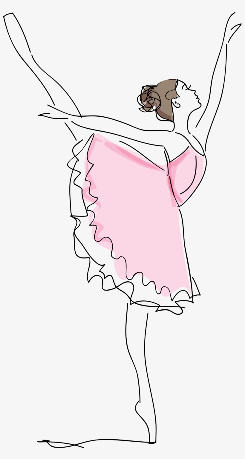 Clipart Library Stock Clipart Ballerina Sketch Big - Ballerina Clipart, transparent png