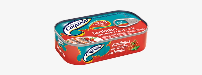 Coqueiro Sardines With Tomato Sauce - Sardinha Com Molho De Tomate, transparent png