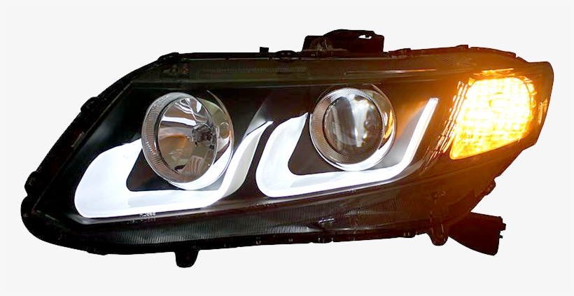 Honda Civic Fb 2012-onward Headlight With Projector - Honda Headlights Png, transparent png