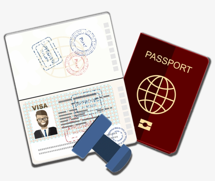 Passport Visa Png Download - Graphics And More Globe Global Shipping Icon Wall Vinyl, transparent png