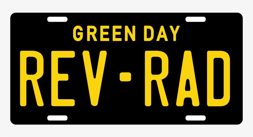 Green Day License Plate, transparent png