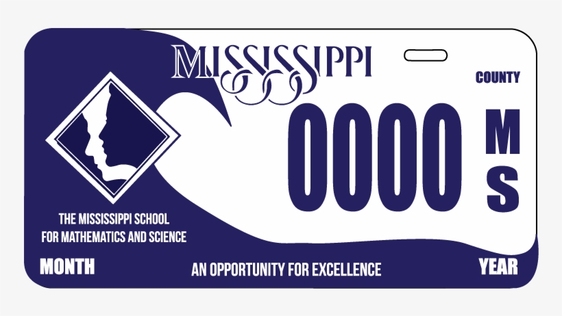 This Proposed License Plate Would Bring $24 Per Order - Mississippi School For Mathematics And Science, transparent png