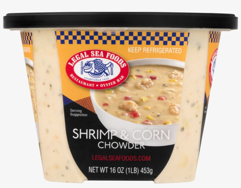 Legal Sea Foods Legal Sea Foods Shrimp & Corn Chowder, - Legal Sea Foods Shrimp & Corn Chowder - 16 Oz, transparent png