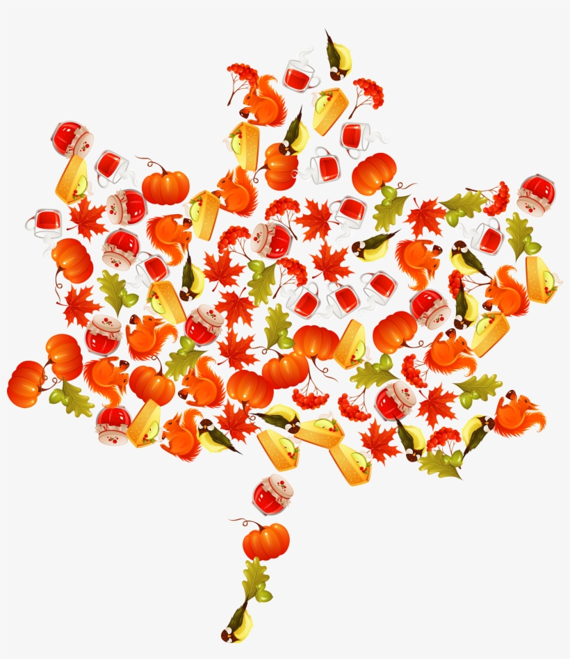 This Free Icons Png Design Of Autumn Maple Leaf Montage, transparent png