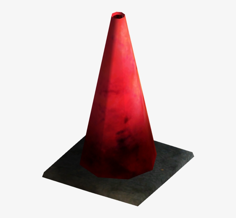 Traffic Cone - Fallout, transparent png