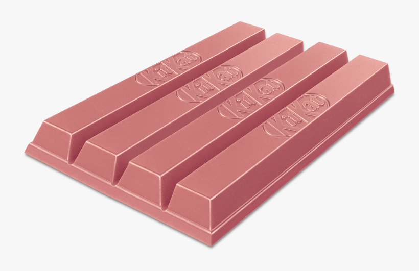 Made From Newly Discovered Ruby Cocoa Beans, The Ruby - Kitkat Pink Chocolate Png, transparent png