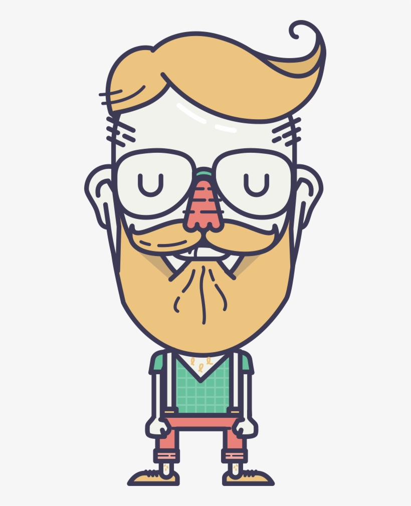 Illustration Of A Designer - Line Character Illustration, transparent png