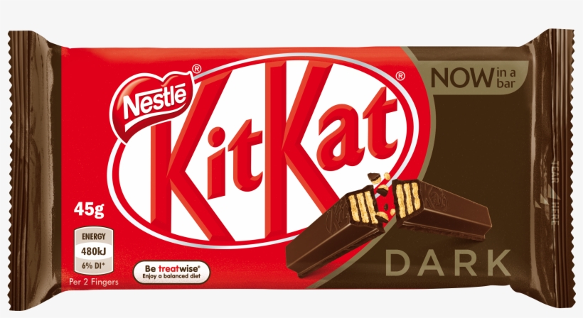 Nestle Releases Dark Kitkat And Milkybar With Cookies - Nestle Kit Kat Dark, transparent png