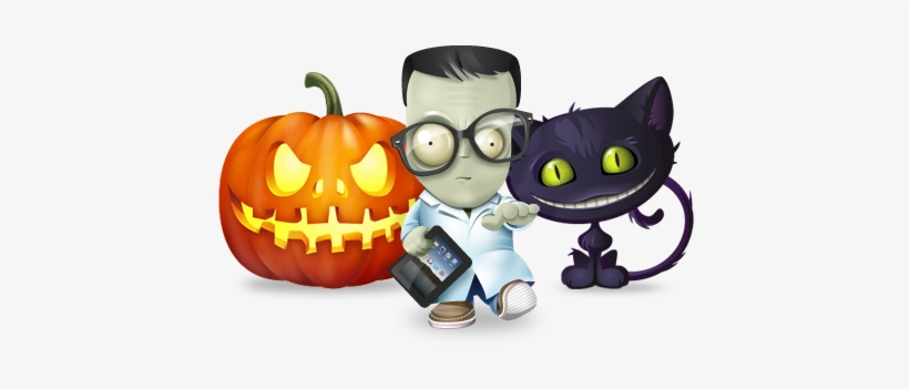 Email Icons Halloween - Happy Halloween With Pumpkin Png, transparent png