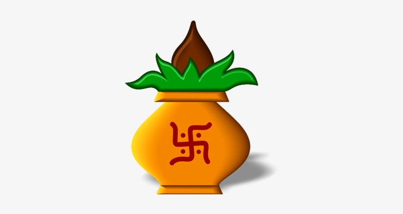 Gold Plated Designer Kalash Png - Chhath Puja, transparent png