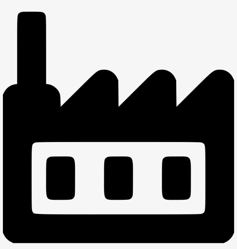 Factory Buidling Company Work Plant Industry Industrial - Fabric Icon Free, transparent png