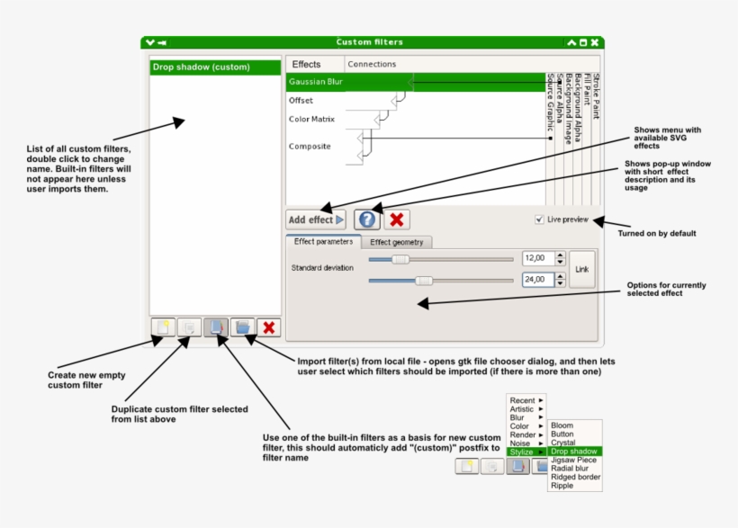 Custom Filter Dialog - Portable Network Graphics, transparent png