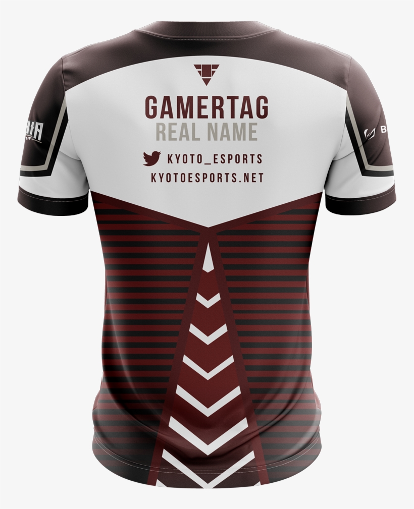Kyoto Esports Short Sleeve Jersey - Jersey Esport Back Png, transparent png