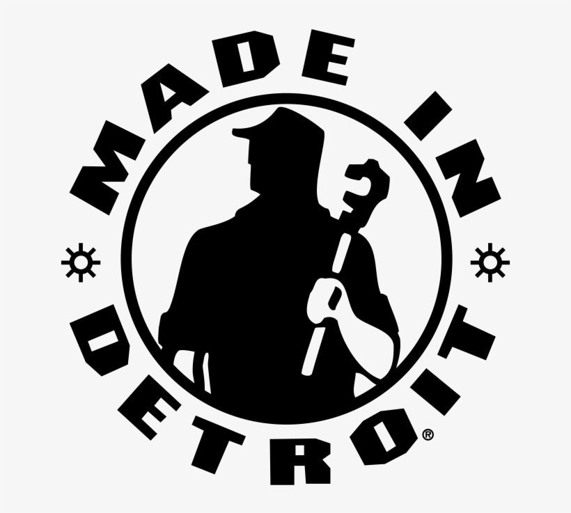 Mid Logo Decals - Made In Detroit, transparent png