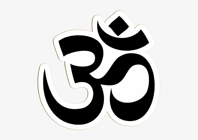 Small Bumper Sticker / Decal - Simbolo Sagrado Do Hinduismo, transparent png