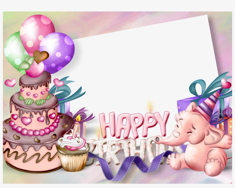 Happy Birthday Transpa Frame Png M, transparent png