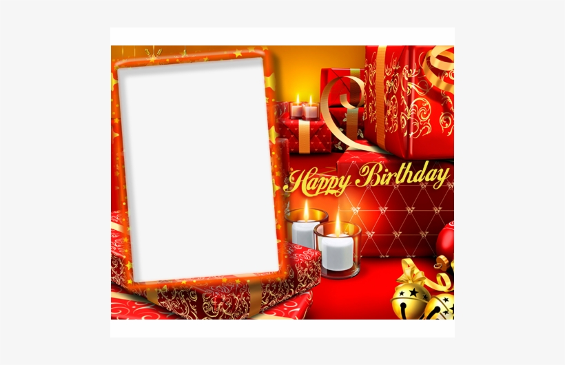 Birthday's Presents - Happy Birthday Frame Png, transparent png